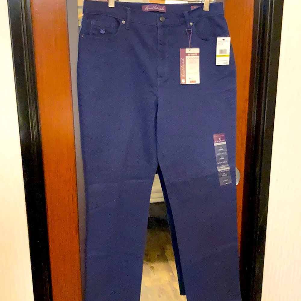 Navy blue jeans